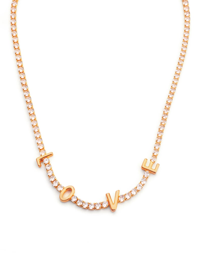 TAAHIRA Love Zircon Necklace - Image 1